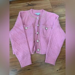 Urban revivo pink cardigan
